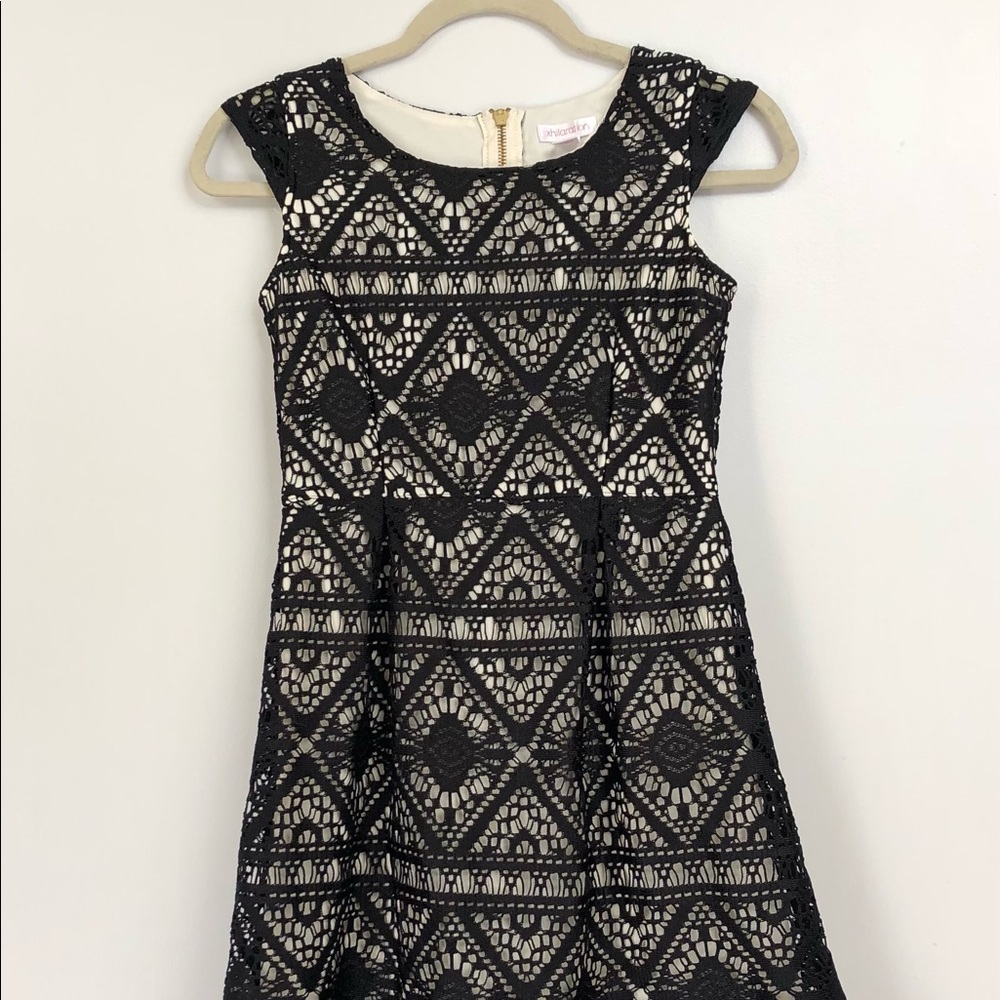 Black Lace Dress - Kids Size Large (10/12)